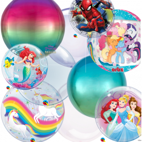 Folieballoner - Orbz, Bubble, & Clearz