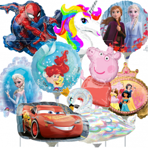 Folieballoner - Mini på pind