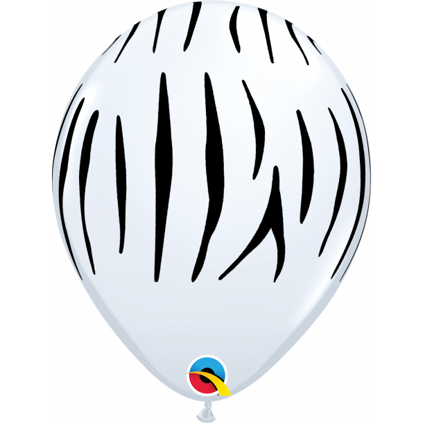 Ballon - Zebra Stripes 11''