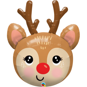 Folieballon - Red-nosed Reindeer 35''