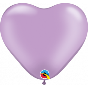 Ballon - Hjerte, Pearl Lavender 6''