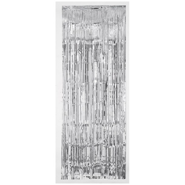 Drforhng - Silver Metallic Plastic 243 x 91.4 cm