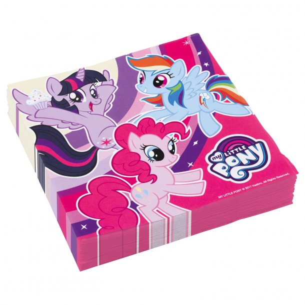 Servietter - My Little Pony 33x33 cm - 20 stk.