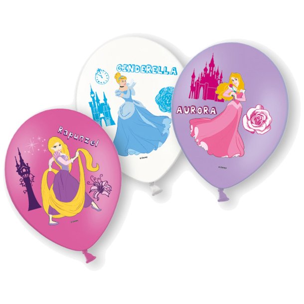 Balloner - Disney Princess 11" - 6 stk. 