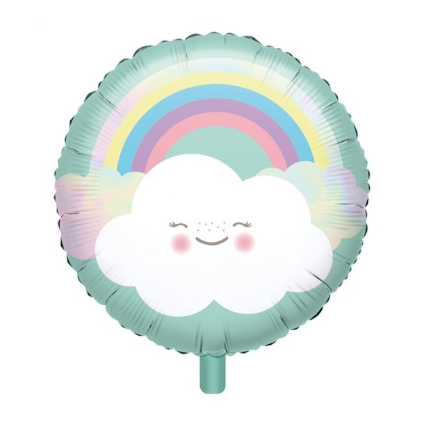 Folieballon - Rainbow &amp; Cloud 18''