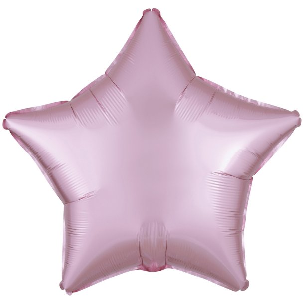 Folieballon - Satin Pastel Pink - Stjerne 18''