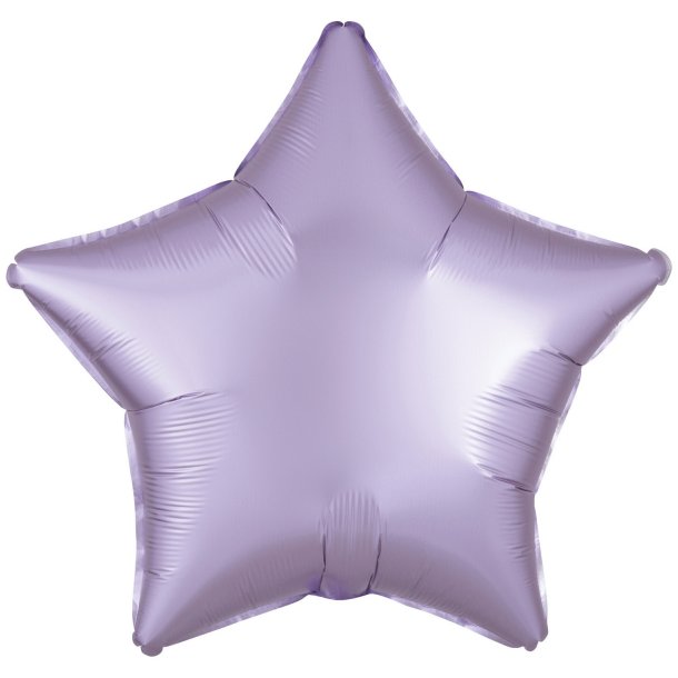 Folieballon - Satin Pastel Lilac - Stjerne 18''