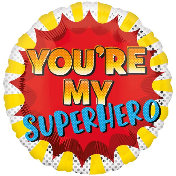 Folieballon - You're My Superhero 18''