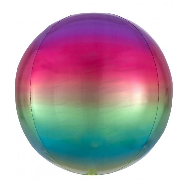 Folieballon - Orbz - Ombr&eacute; Rainbow