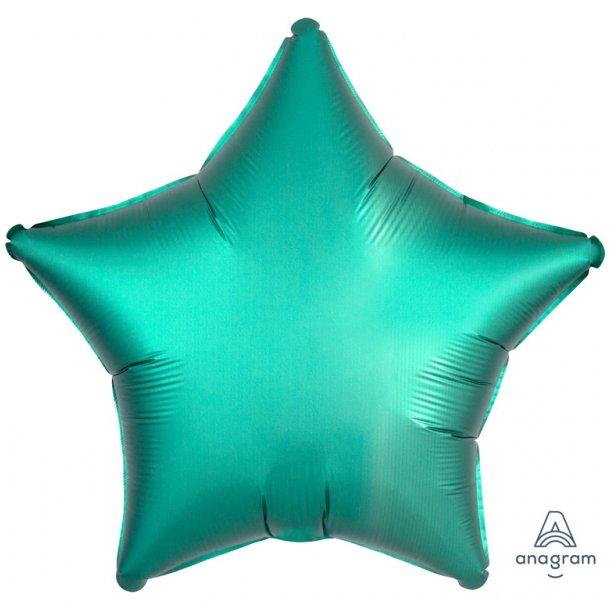 Folieballon - Satin Jade - Stjerne 18''