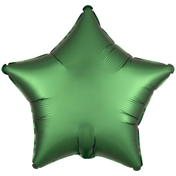 Folieballon - Satin Emerald - Stjerne 18''