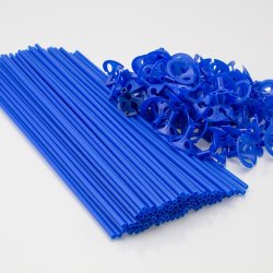 Ballonpind, plast - Ass. farver