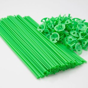 Ballonpind, plast - Ass. farver