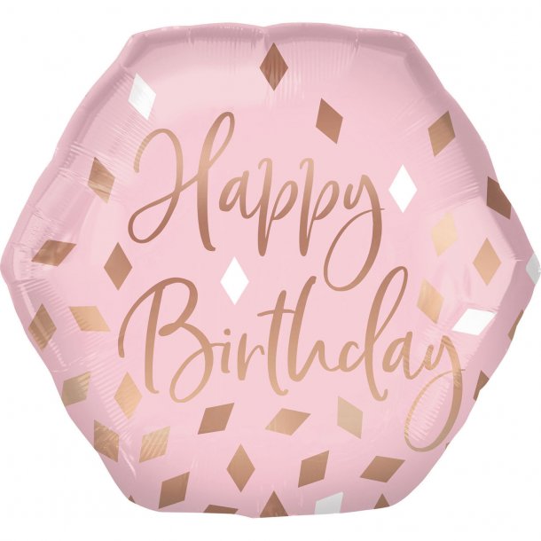 Folieballon - Blush Birthday - 18''