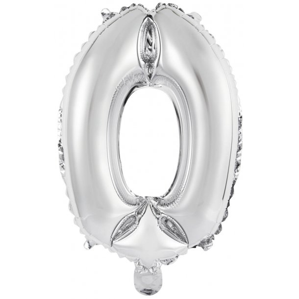 Tal ballon 0 - 35 cm - Silver - Folie