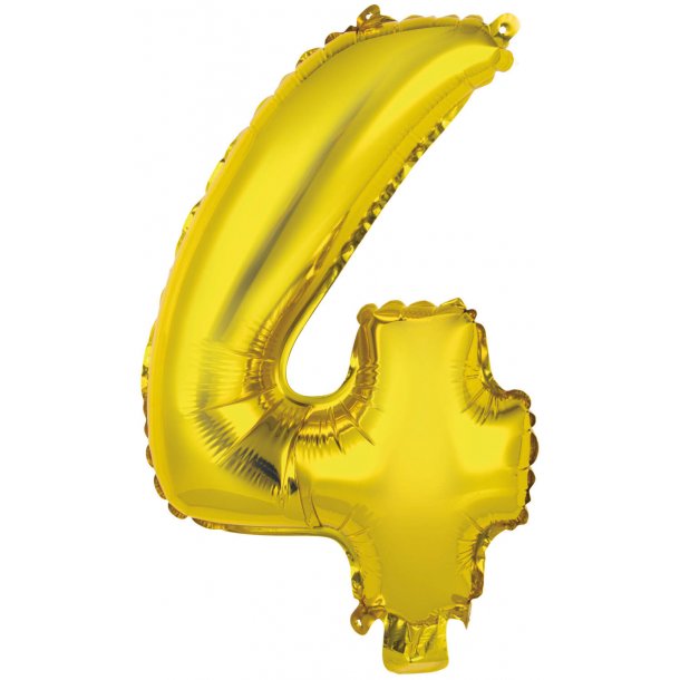 Tal ballon 4 - 35 cm - Gold - Folie