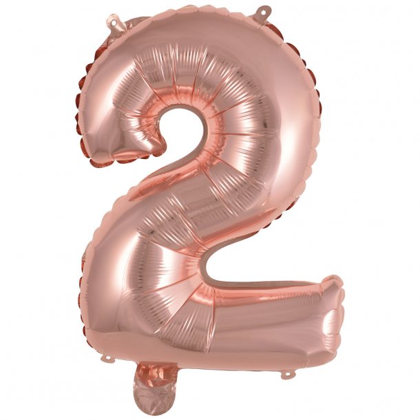 Tal ballon 2 - 35 cm - Rose Gold - Folie