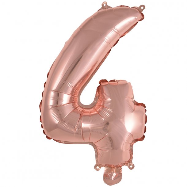 Tal ballon 4 - 35 cm - Rose Gold - Folie