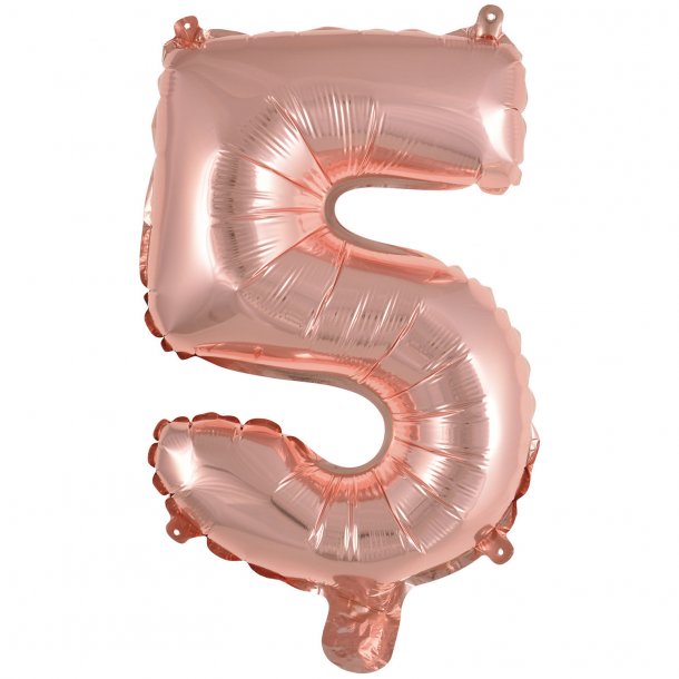 Tal ballon 5 - 35 cm - Rose Gold - Folie