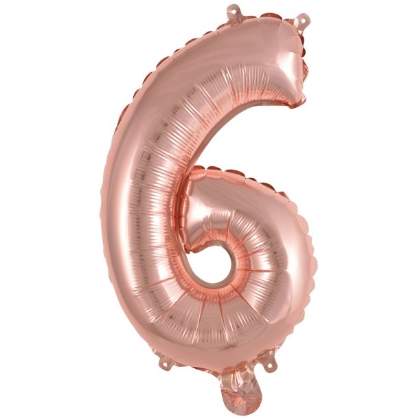 Tal ballon 6 - 35 cm - Rose Gold - Folie