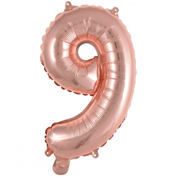 Tal ballon 9 - 35 cm - Rose Gold - Folie