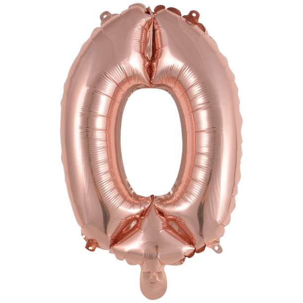 Tal ballon 0 - 35 cm - Rose Gold - Folie