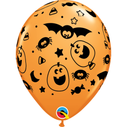 Ballon - Spooky - Assorterede farver - 11''
