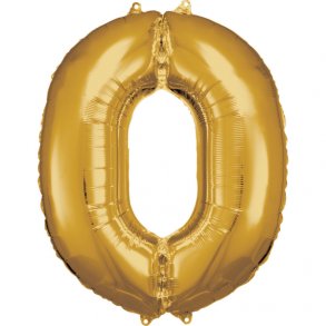 Tal Ballon 0 - 86 cm - Gold - Folie