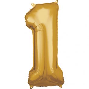 Tal Ballon 1 - 86 cm - Gold - Folie