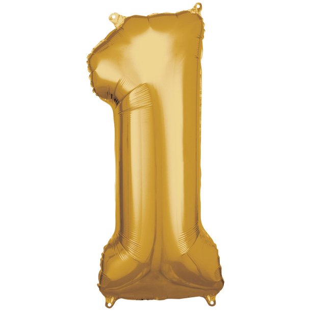 Tal Ballon 1 - 86 cm - Gold - Folie