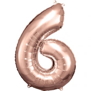 Tal Ballon 6 - 86 cm - Rose Gold - Folie