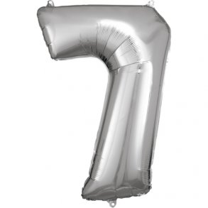 Tal Ballon 7 - 86 cm - Silver - Folie