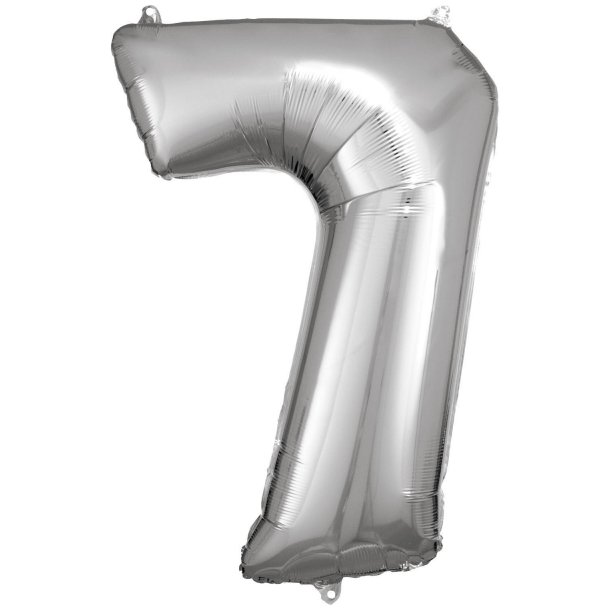 Tal Ballon 7 - 86 cm - Silver - Folie