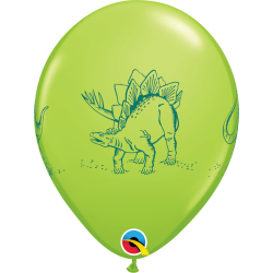 Ballon - Dinosaurs in Action - Assorterede farver - 11''