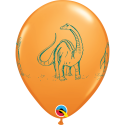 Ballon - Dinosaurs in Action - Assorterede farver - 11''
