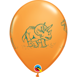 Ballon - Dinosaurs in Action - Assorterede farver - 11''