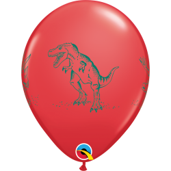 Ballon - Dinosaurs in Action - Assorterede farver - 11''
