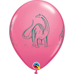 Ballon - Dinosaurs in Action - Assorterede farver - 11''