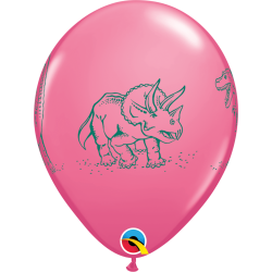 Ballon - Dinosaurs in Action - Assorterede farver - 11''
