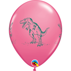 Ballon - Dinosaurs in Action - Assorterede farver - 11''
