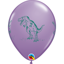 Ballon - Dinosaurs in Action - Assorterede farver - 11''