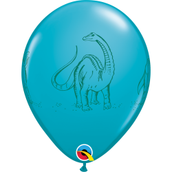 Ballon - Dinosaurs in Action - Assorterede farver - 11''