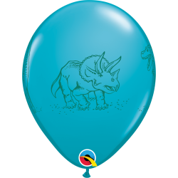 Ballon - Dinosaurs in Action - Assorterede farver - 11''