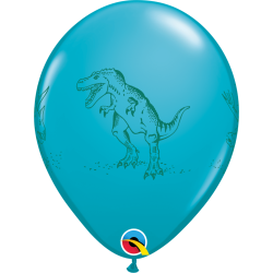 Ballon - Dinosaurs in Action - Assorterede farver - 11''