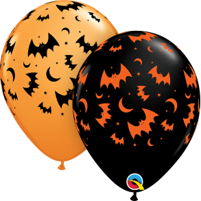 Ballon - Flying Bats - Assorterede farver - 11''