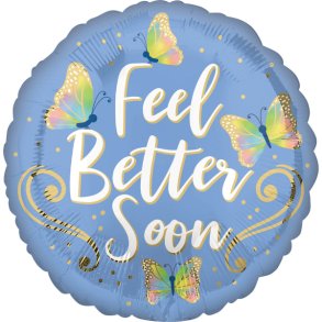 Folieballon - Feel Better Butterflies