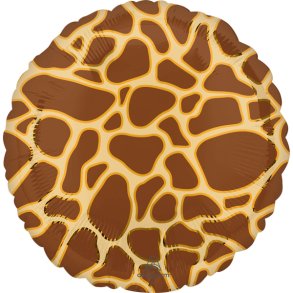 Folieballon -  Giraffe Print 18'' 