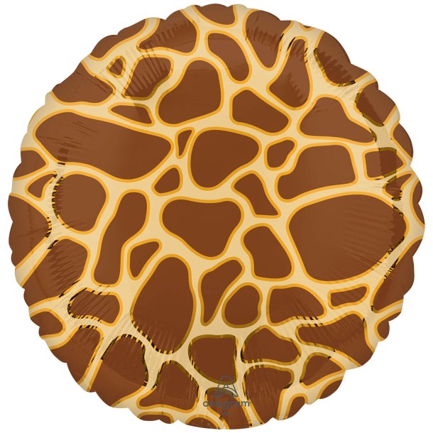 Folieballon -  Giraffe Print 18'' 