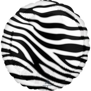 Folieballon - Zebra print