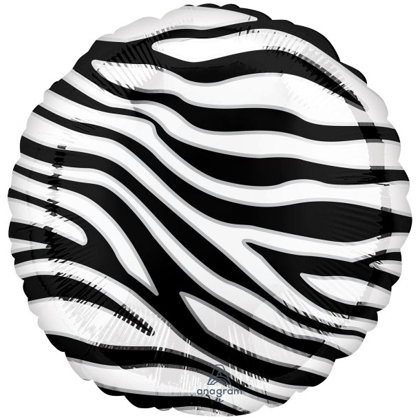 Folieballon - Zebra print